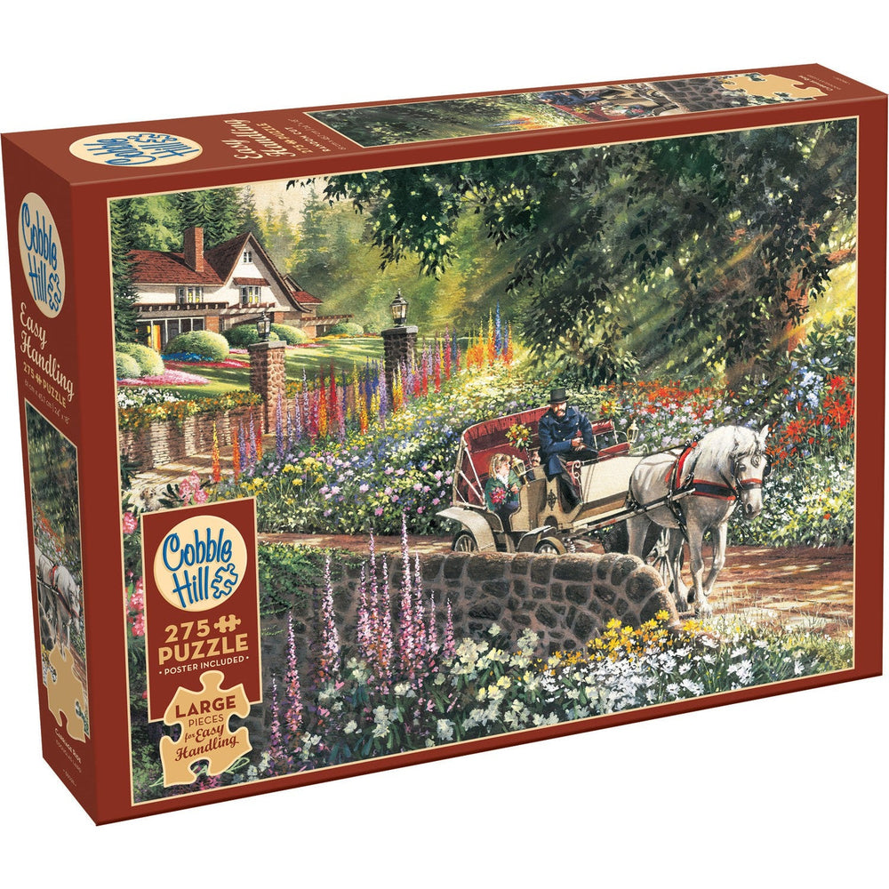 Carriage Ride 275 Large Piece Jigsaw Puzzle Cobble Hill (ONLINE ORDER ONLY)