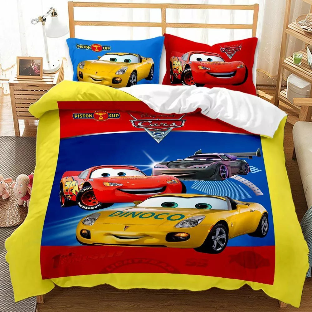 Cars Lightning McQueen Bedding Set Quilt Cover Without Filler (Online Order Only)
