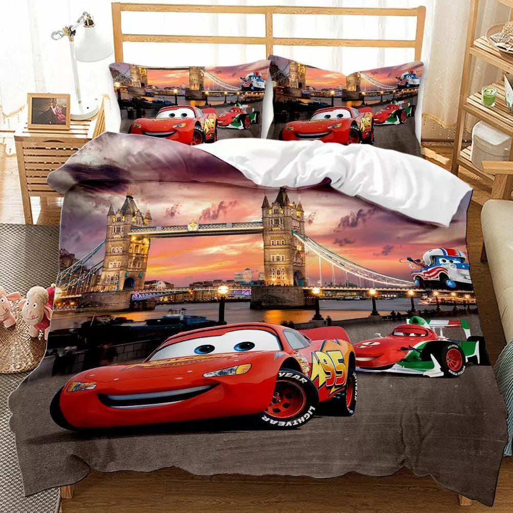 Cars Lightning McQueen Bedding Set Quilt Cover Without Filler (Online Order Only)
