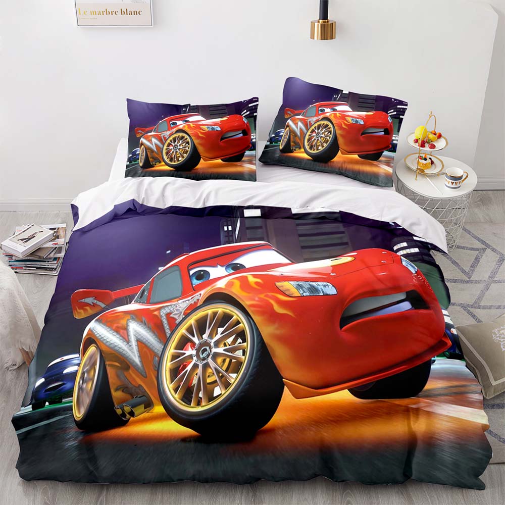 Cars Pattern Bedding Set Quilt Cover Without Filler (Online Order Only)