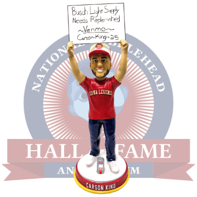 Carson King "Iowa Legend" Bobblehead (ONLINE ORDER ONLY)