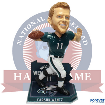 Carson Wentz Philadelphia Eagles Wentzylvania Bobblehead (ONLINE ORDER ONLY)