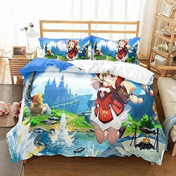 Cartoon Animation Cosplay Bedding Set Quilt Cover Without Filler (Online Order Only)