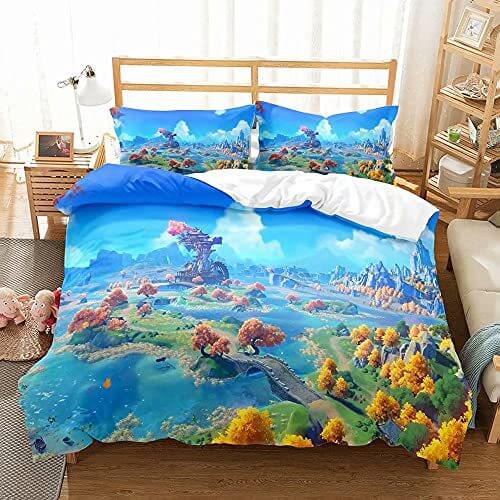 Cartoon Animation Cosplay Bedding Set Quilt Cover Without Filler (Online Order Only)