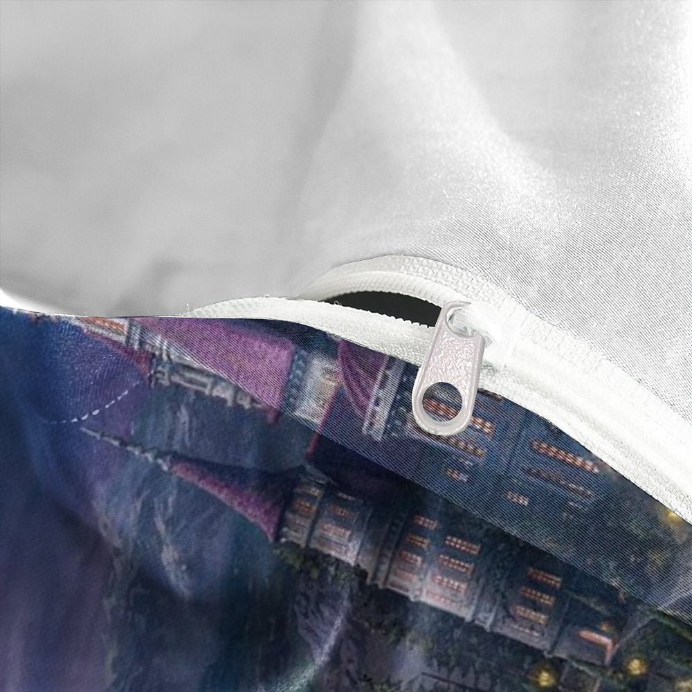 Cartoon Beauty and the Beast Bedding Set Quilt Duvet Cover Without Filler (Online Order Only)