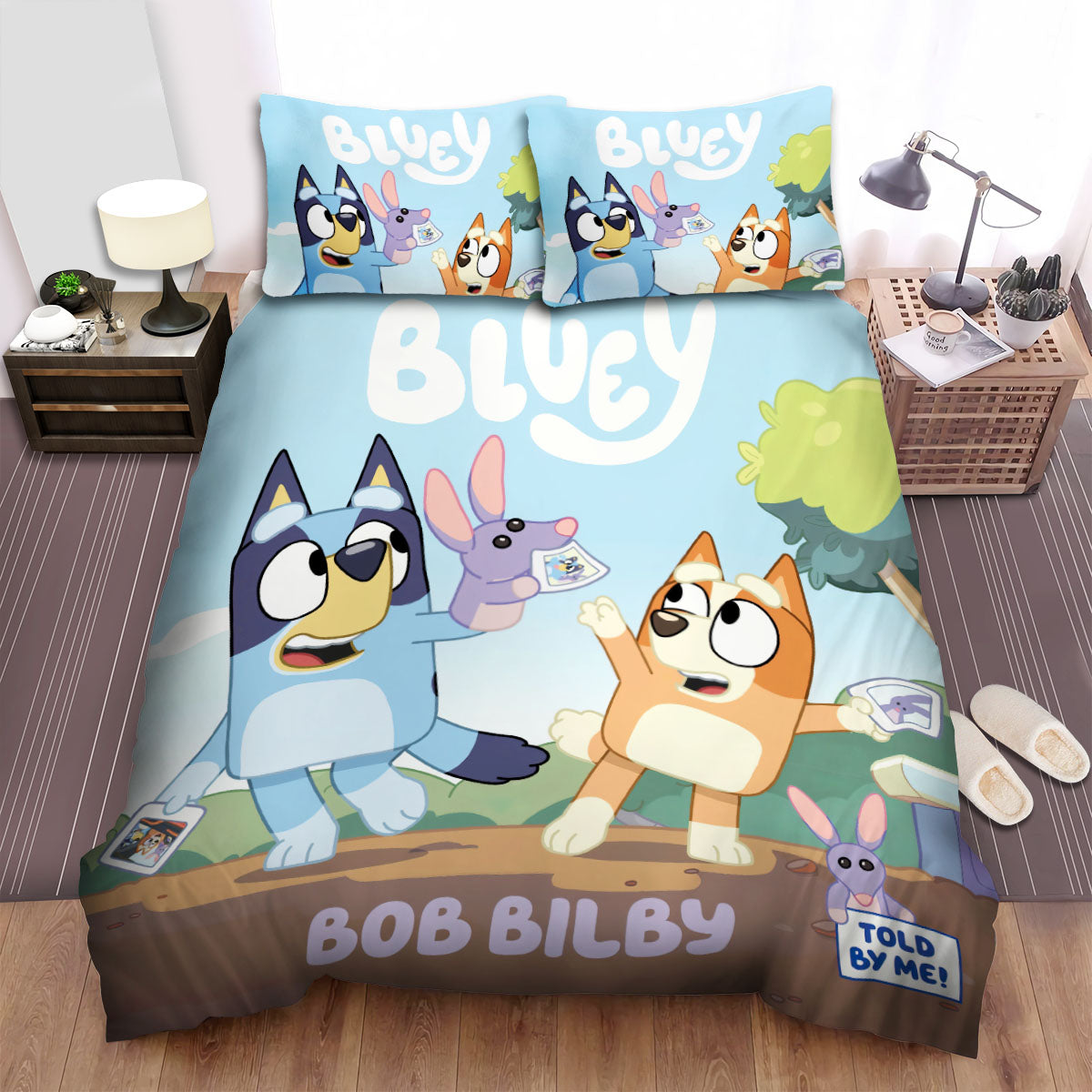 Cartoon Bluey Bedding Set Quilt Cover (Online Order Only)