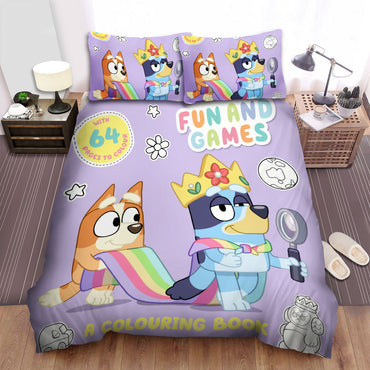 Cartoon Bluey Bedding Set Quilt Cover (Online Order Only)