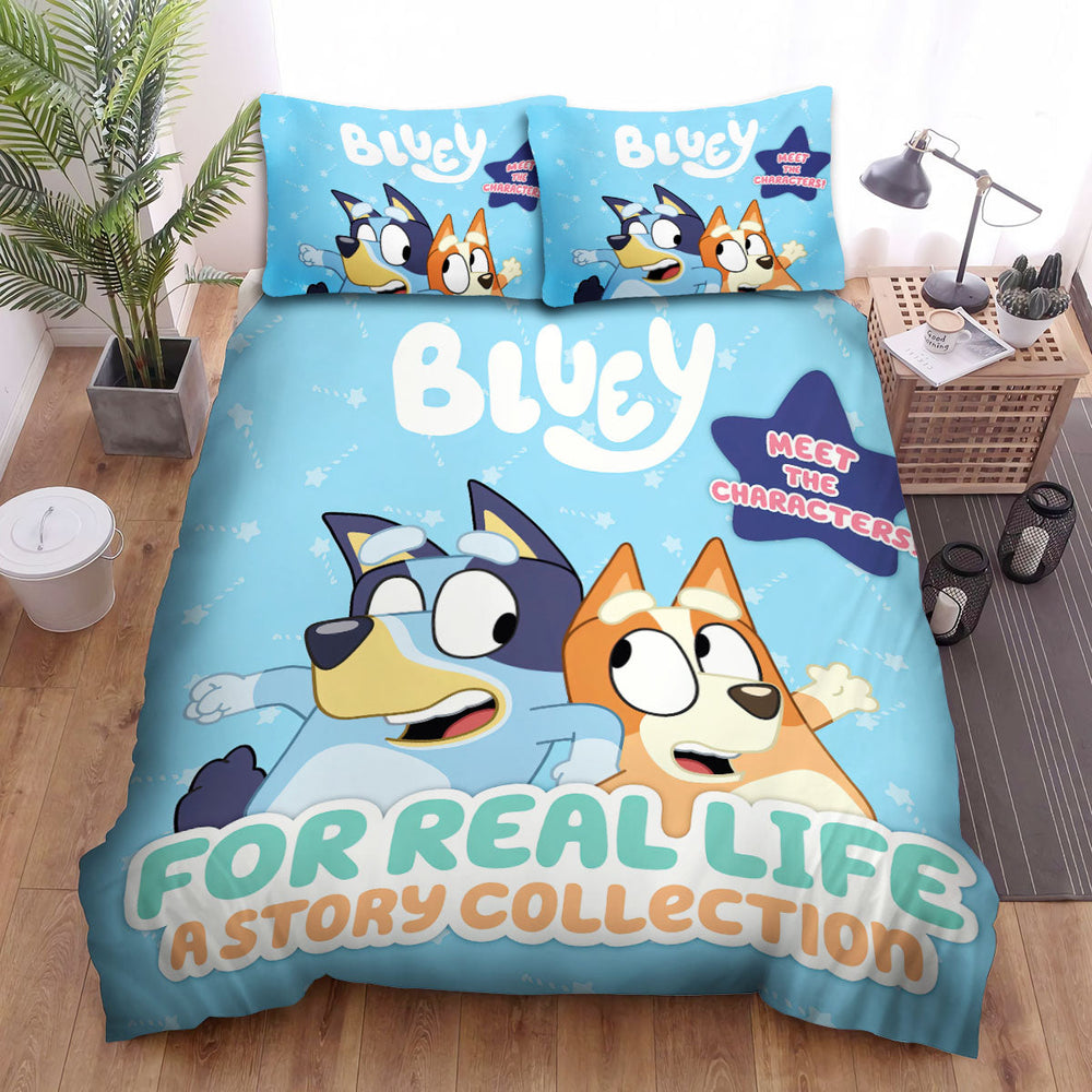 Cartoon Bluey Bedding Set Quilt Cover (Online Order Only)