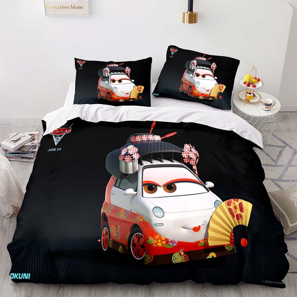 Cartoon Cars Bedding Set Quilt Cover Without Filler (Online Order Only)