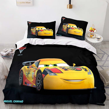 Cartoon Cars Bedding Set Quilt Cover Without Filler (Online Order Only)