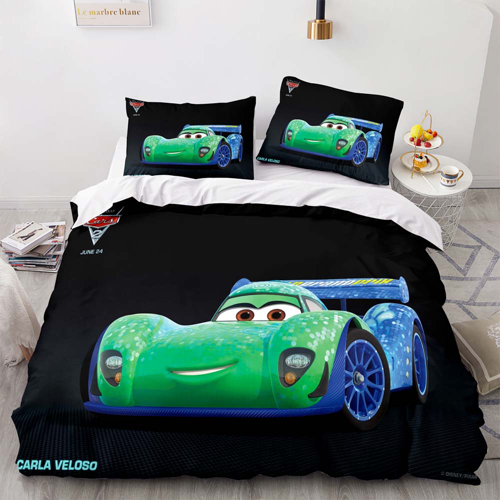 Cartoon Cars Bedding Set Quilt Cover Without Filler (Online Order Only)