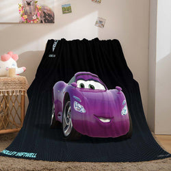 Cartoon Cars Blanket Flannel Throw Room Decoration (Online Order Only)