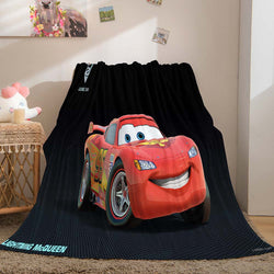 Cartoon Cars Blanket Flannel Throw Room Decoration (Online Order Only)