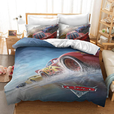 Cartoon Cars Cosplay Bedding Sets Quilt Cover Without Filler (Online Order Only)
