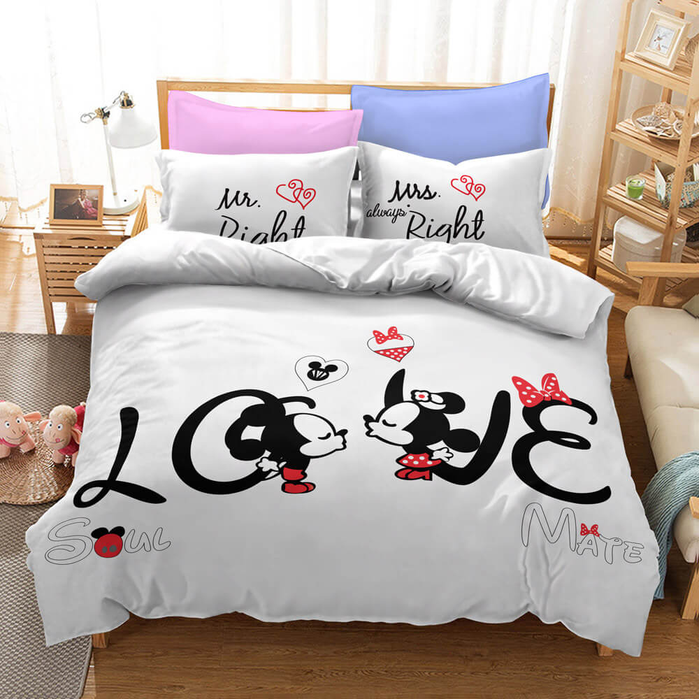 Cartoon Mickey Mouse Bedding Set Quilt Cover Without Filler (Online Order Only)