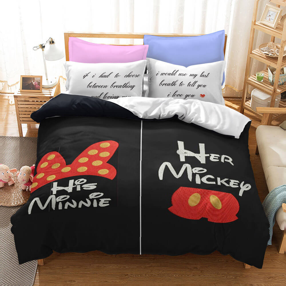 Cartoon Mickey Mouse Bedding Set Quilt Cover Without Filler (Online Order Only)