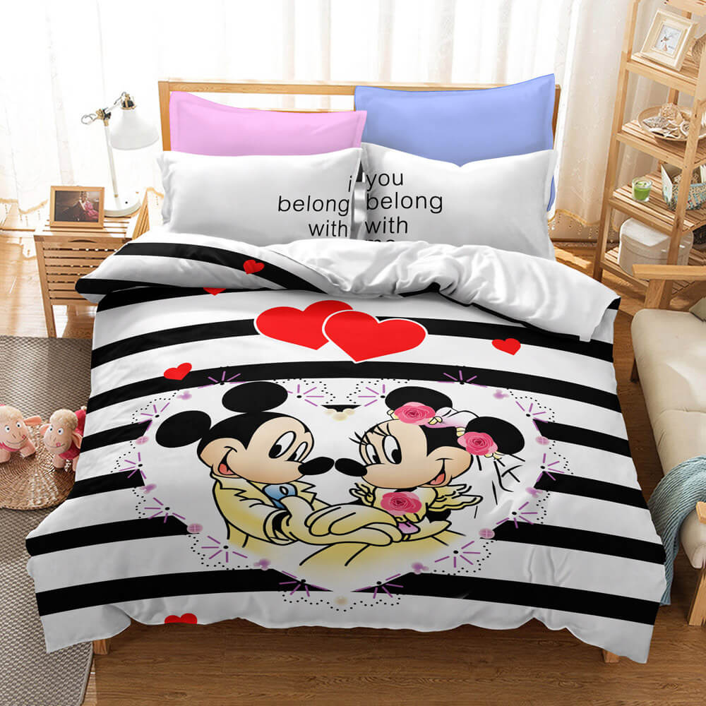 Cartoon Mickey Mouse Bedding Set Quilt Cover Without Filler (Online Order Only)
