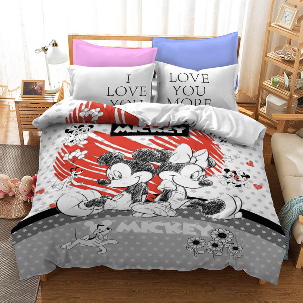 Cartoon Mickey Mouse Bedding Set Quilt Cover Without Filler (Online Order Only)