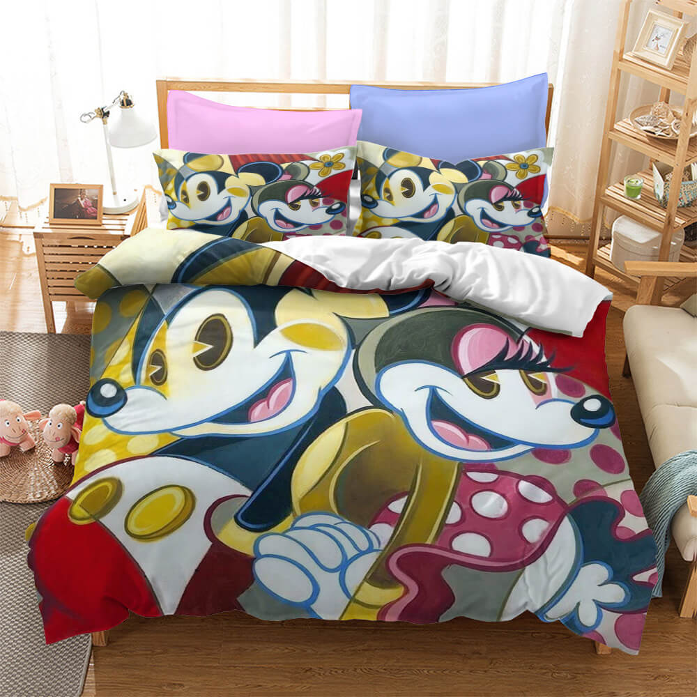 Cartoon Mickey Mouse Bedding Set Quilt Cover Without Filler (Online Order Only)