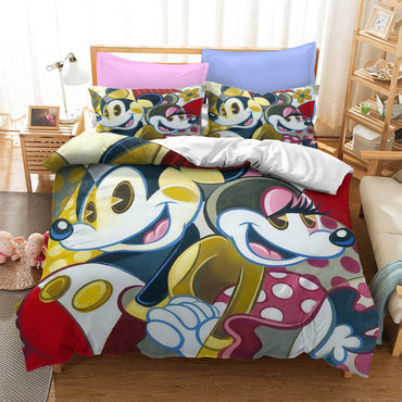 Cartoon Mickey Mouse Bedding Set Quilt Cover Without Filler (Online Order Only)