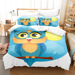 Cartoon Owl Bedding Sets Quilt Covers Without Filler (Online Order Only)