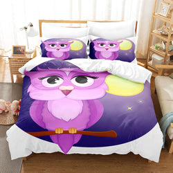 Cartoon Owl Bedding Sets Quilt Covers Without Filler (Online Order Only)