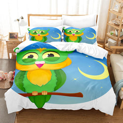 Cartoon Owl Bedding Sets Quilt Covers Without Filler (Online Order Only)