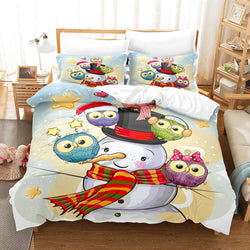 Cartoon Owl Bedding Sets Quilt Cover Without Filler (Online Order Only)