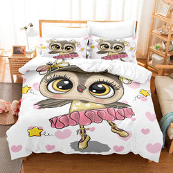 Cartoon Owl Bedding Sets Quilt Cover Without Filler (Online Order Only)