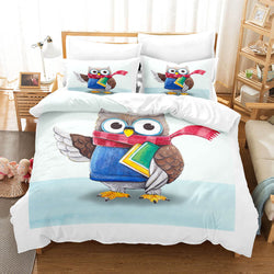 Cartoon Owl Girls Birthday Bedding Sets Quilt Cover Without Filler (Online Order Only)