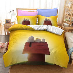 Snoopy Bedding Set Quilt Duvet Cover Without Filler (Online Order Only)