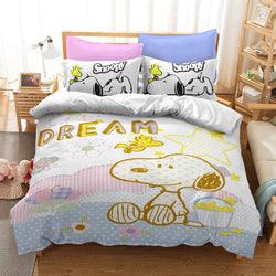 Snoopy Bedding Set Quilt Duvet Cover Without Filler (Online Order Only)