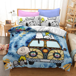 Snoopy Bedding Set Quilt Duvet Cover Without Filler (Online Order Only)