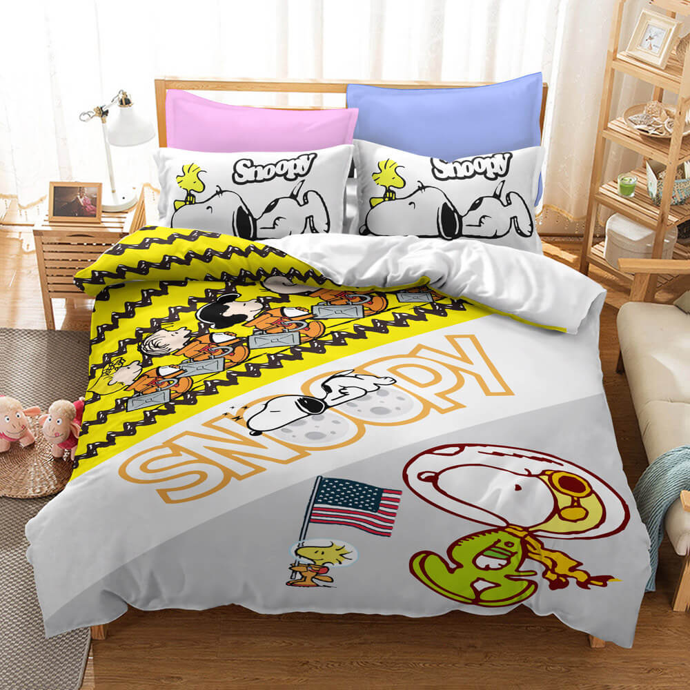 Snoopy Bedding Set Quilt Duvet Cover Without Filler (Online Order Only)