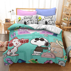 Snoopy Bedding Set Quilt Duvet Cover Without Filler (Online Order Only)
