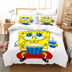 Cartoon SpongeBob SquarePants Bedding Sets Quilt Cover Without Filler (Online Order Only)