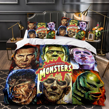 Cartoon The Monster Squad Bedding Set Quilt Duvet Cover Bedding Sets (Online Order Only)