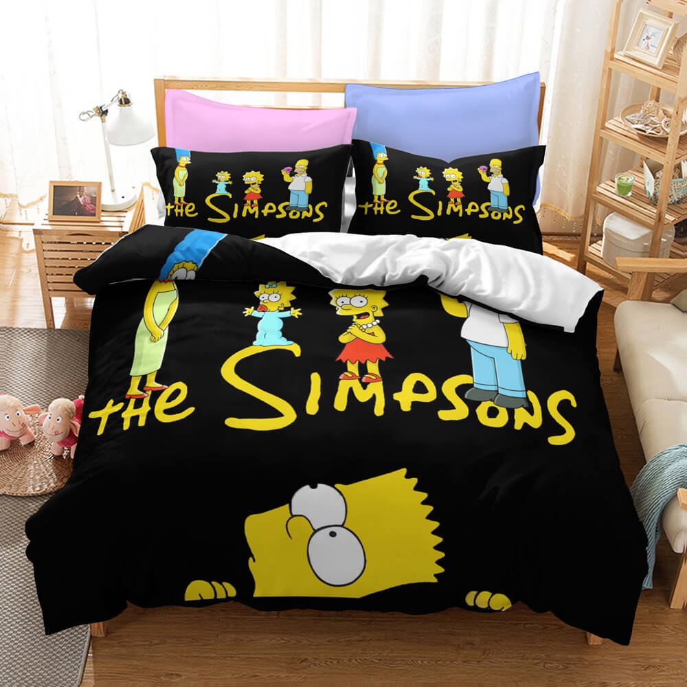 Cartoon The Simpsons Cosplay Bedding Set Quilt Cover Without Filler (Online Order Only)
