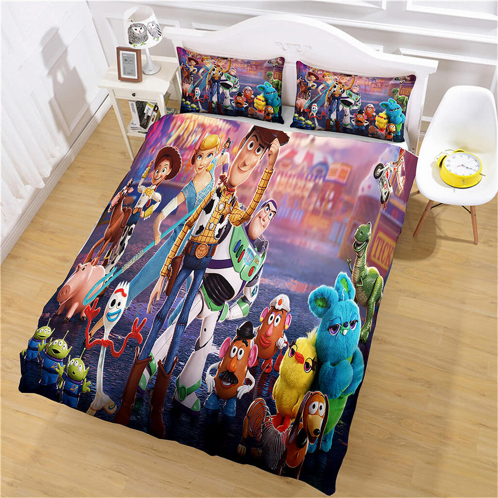 Cartoon Toy Story Bedding Set Cosplay Quilt Cover Without Filler (Online Order Only)