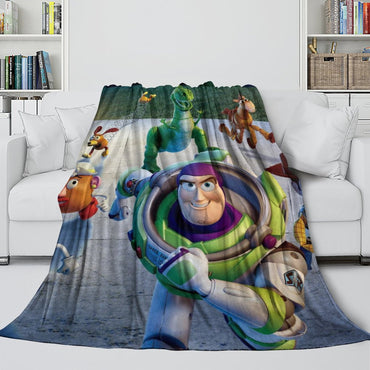 Cartoon Toy Story Blanket Flannel Fleece Throw Room Decoration (Online Order Only)
