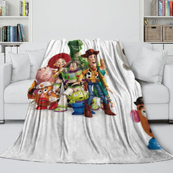 Cartoon Toy Story Blanket Flannel Fleece Throw Room Decoration (Online Order Only)