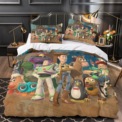 Cartoon Toy Story Pattern Bedding Set Quilt Duvet Cover Without Filler (Online Order Only)