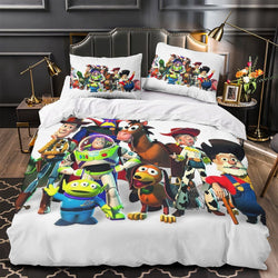 Cartoon Toy Story Pattern Bedding Set Quilt Duvet Cover Without Filler (Online Order Only)
