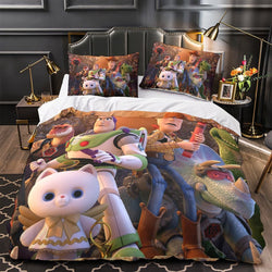 Cartoon Toy Story Pattern Bedding Set Quilt Duvet Cover Without Filler (Online Order Only)