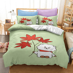 Cartoon image Cosplay Bedding Set Quilt Covers Without Filler (Online Order Only)