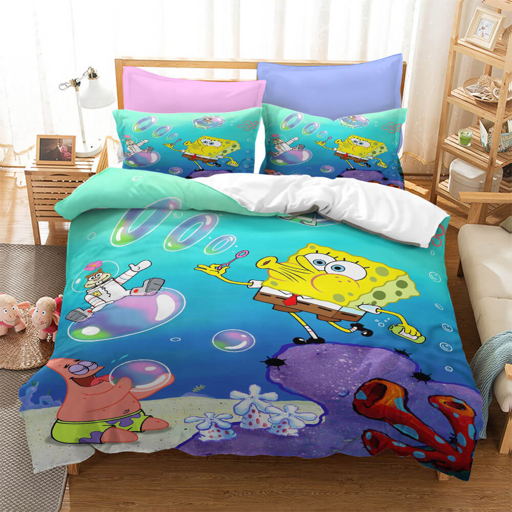 SpongeBob SquarePants Bedding Set Quilt Cover Without Filler (Online Order Only)