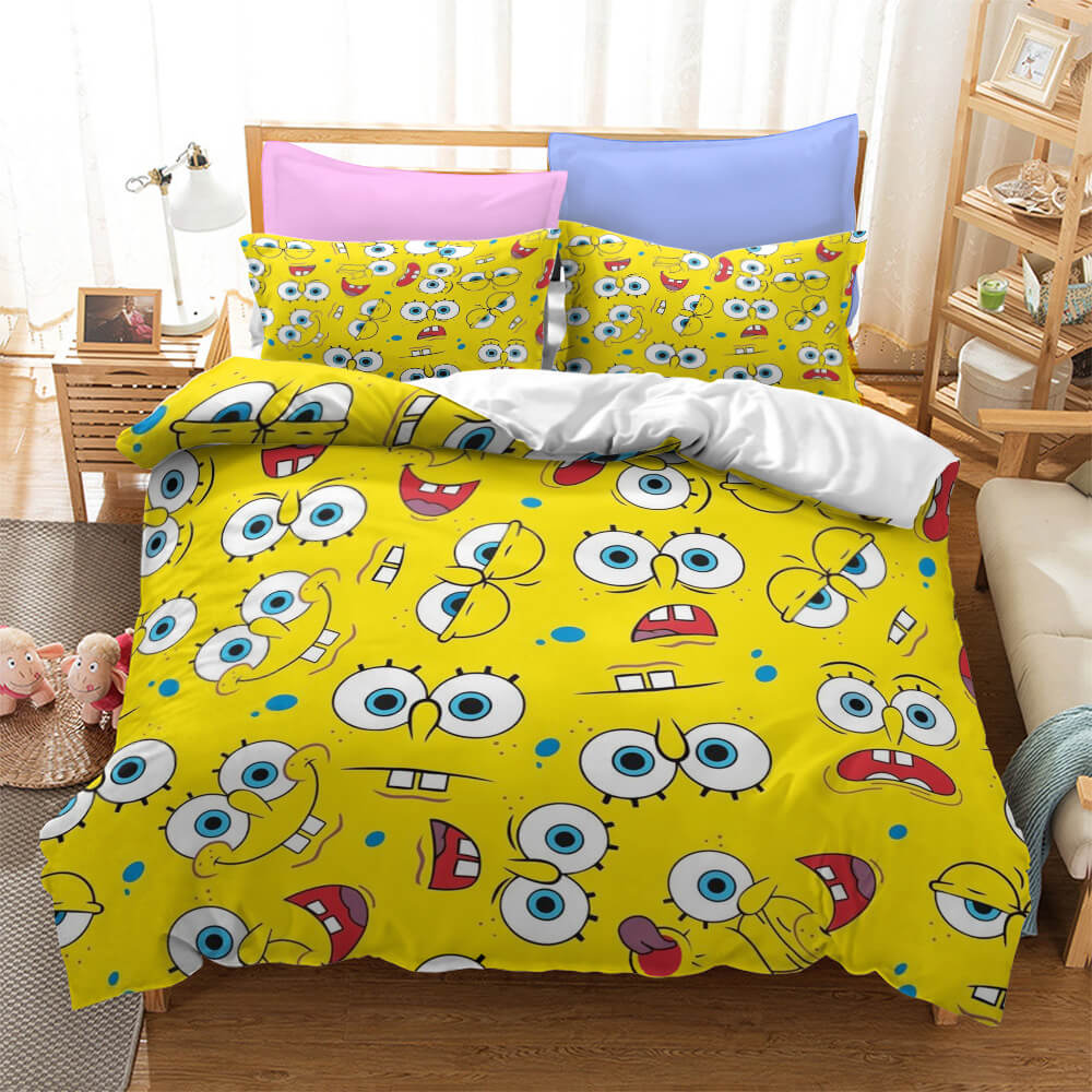 Cartoons SpongeBob SquarePants Bedding Sets Quilt Cover Without Filler (Online Order Only)