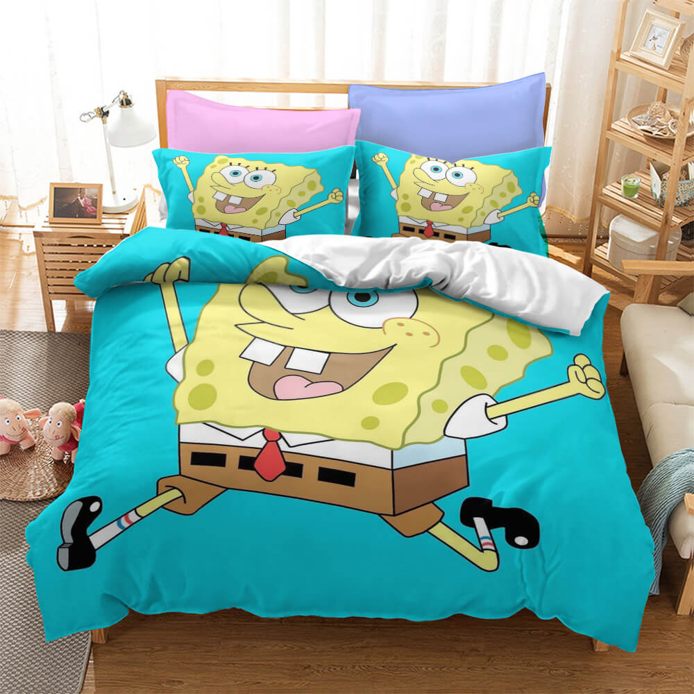Cartoons SpongeBob SquarePants Bedding Sets Quilt Cover Without Filler (Online Order Only)