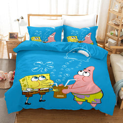 Cartoons SpongeBob SquarePants Bedding Sets Quilt Cover Without Filler (Online Order Only)