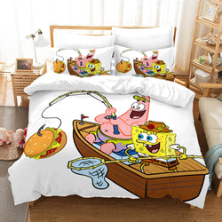 Cartoons SpongeBob SquarePants Bedding Sets Quilt Cover Without Filler (Online Order Only)